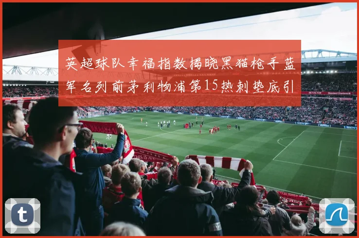 英超球队幸福指数揭晓黑猫枪手蓝军名列前茅利物浦第15热刺垫底引关注